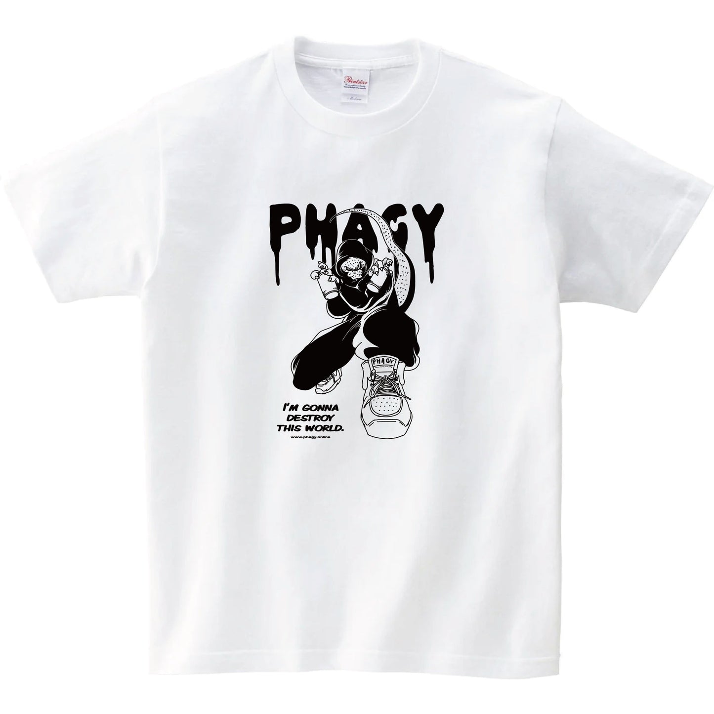 【PHAGY】TOKAGE-Tシャツ半袖(WHT)