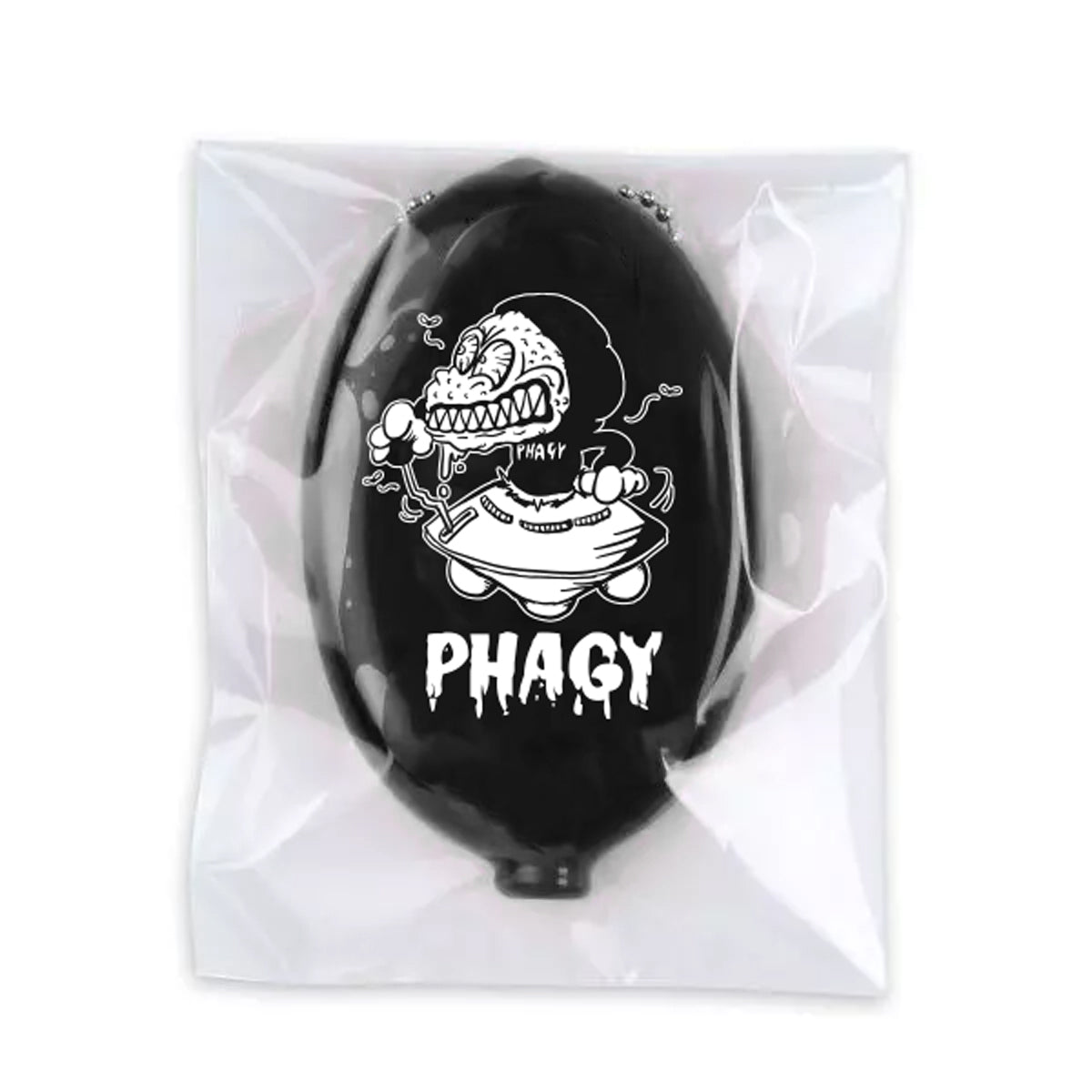 【PHAGY MONSTER】ラバーコインケース/BLK