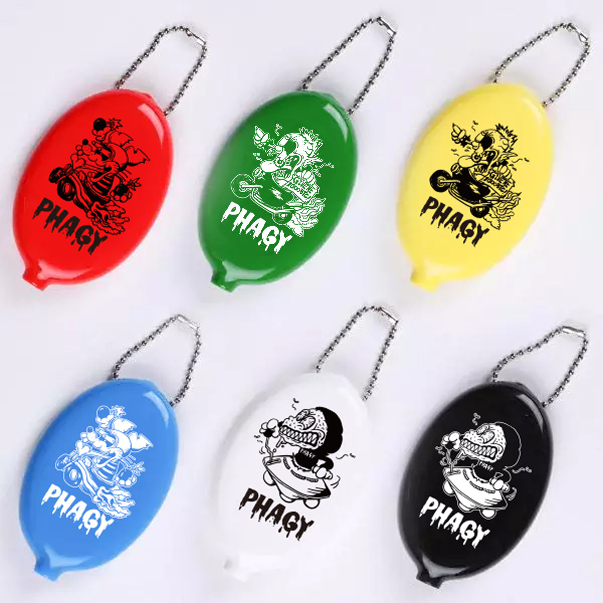 【PHAGY MONSTER】ラバーコインケース/BLK