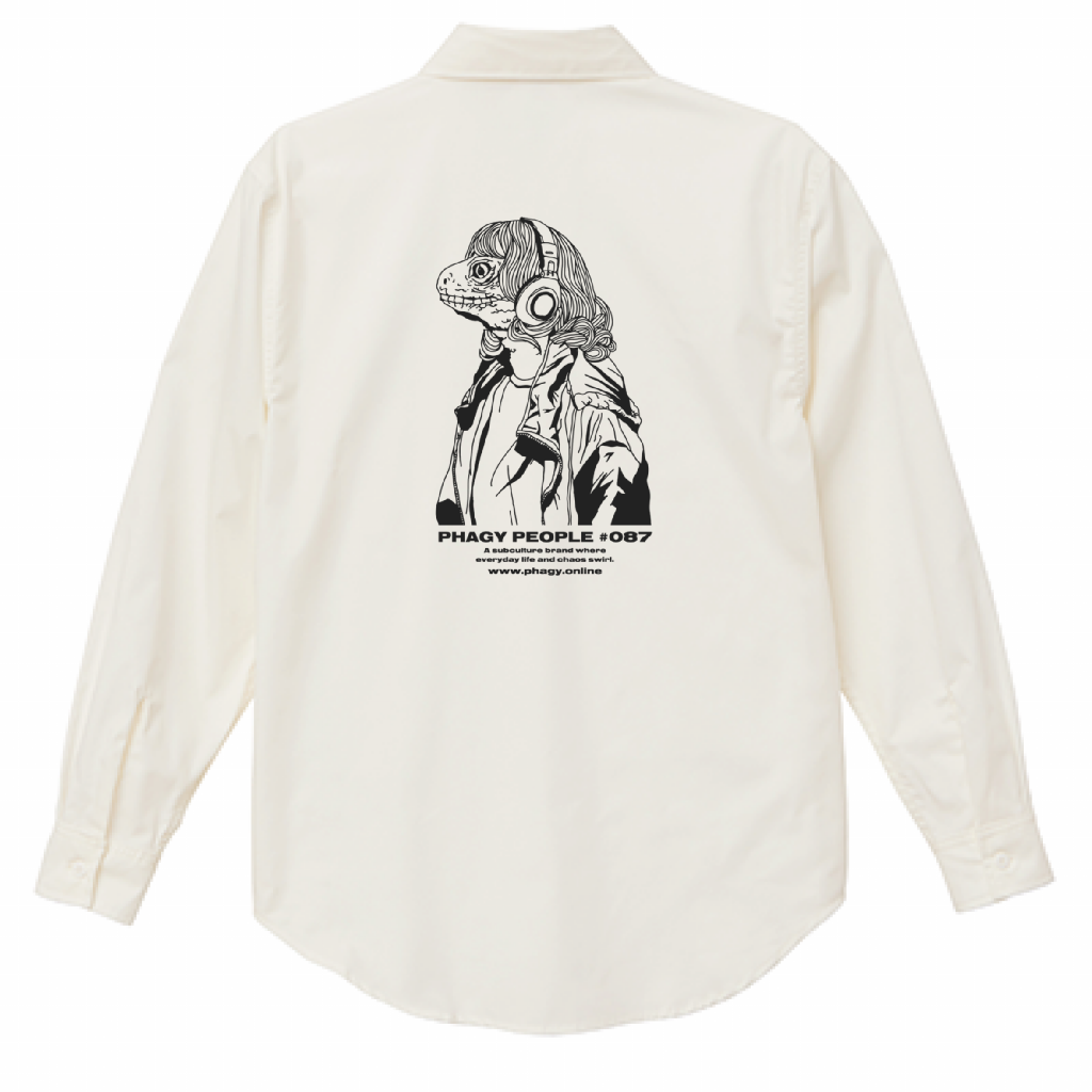 【PHAGY】NFT Work Shirt/White
