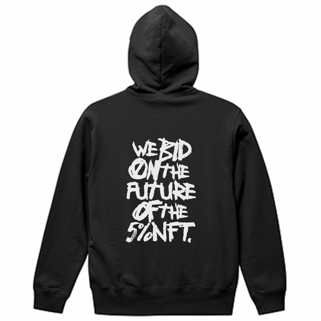 【PHAGY】5% Hoody/BLK