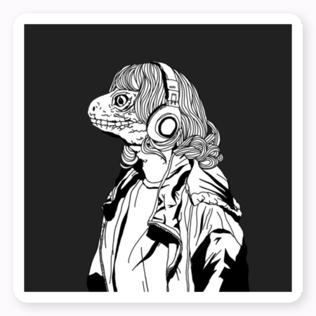 【PHAGY】NFT Sticker/73mm