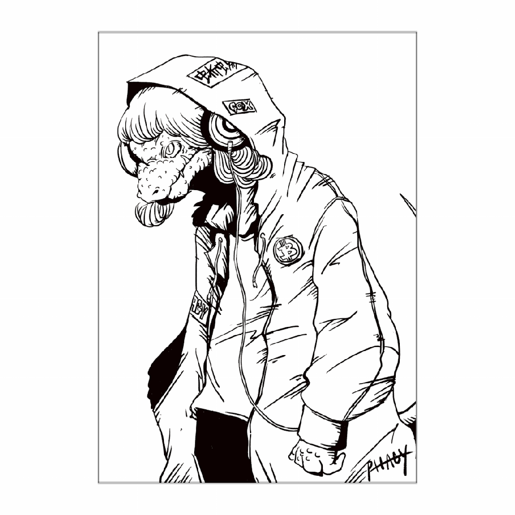 【PHAGY】PAC Poster A2/White