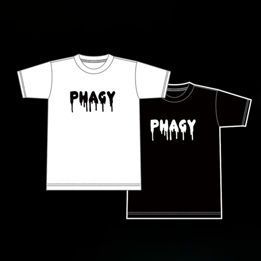 【Nコレ】PHAGYロゴ半袖Tシャツ/WHT