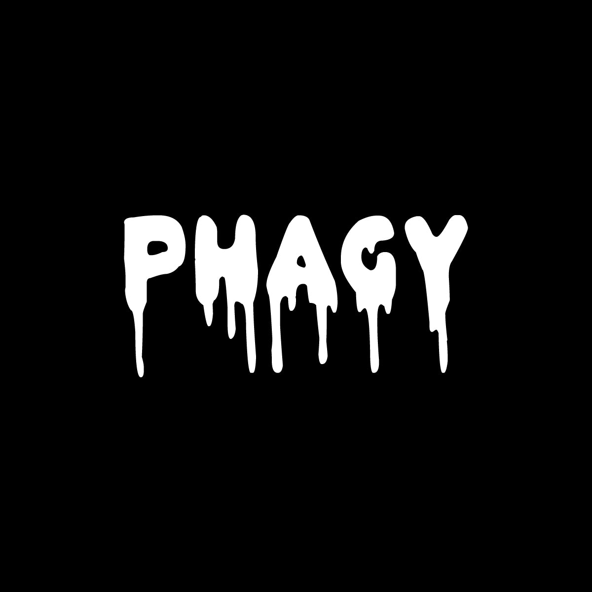【PHAGY】Logo Hoody/BLK