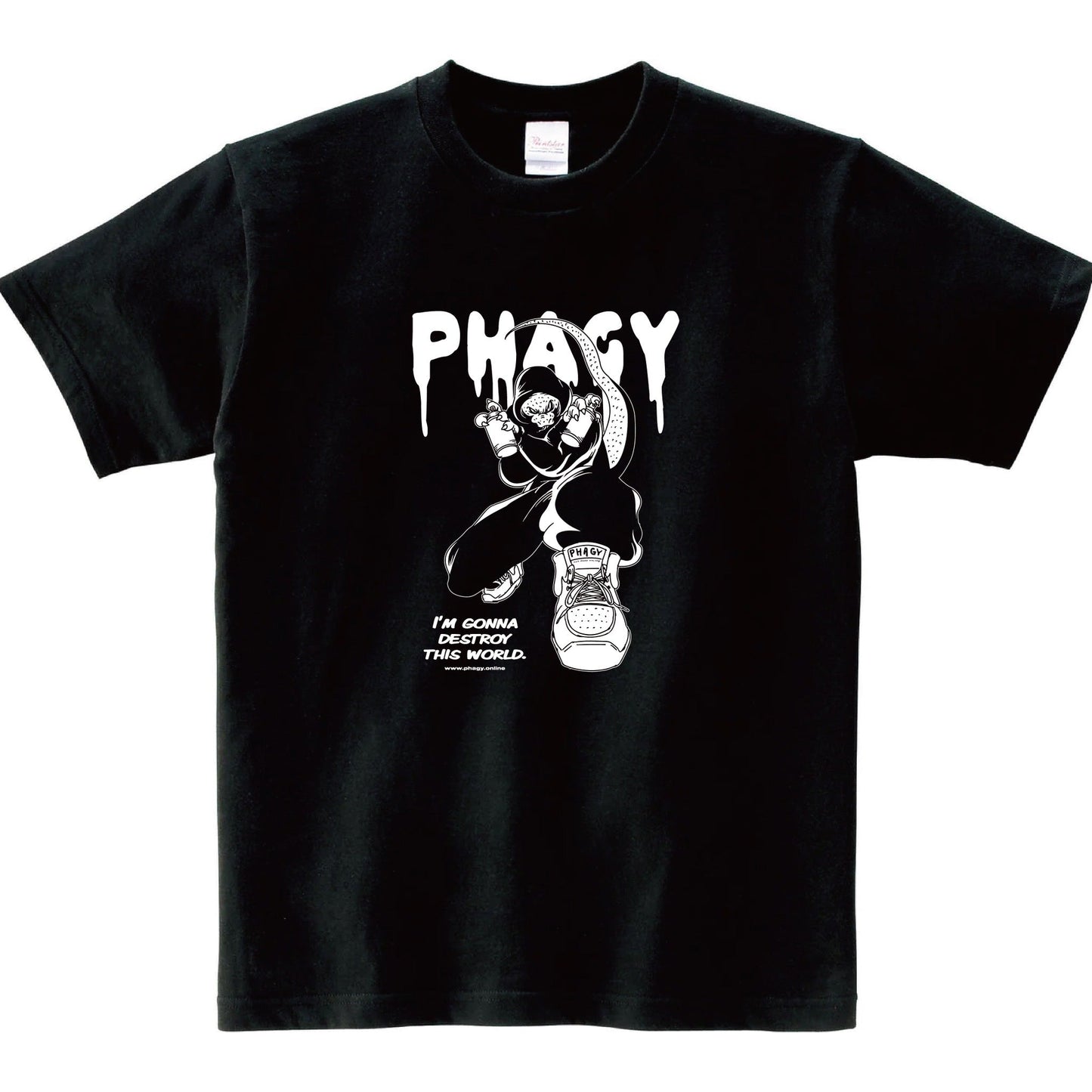 【PHAGY】TOKAGE-Tシャツ半袖(BLK)