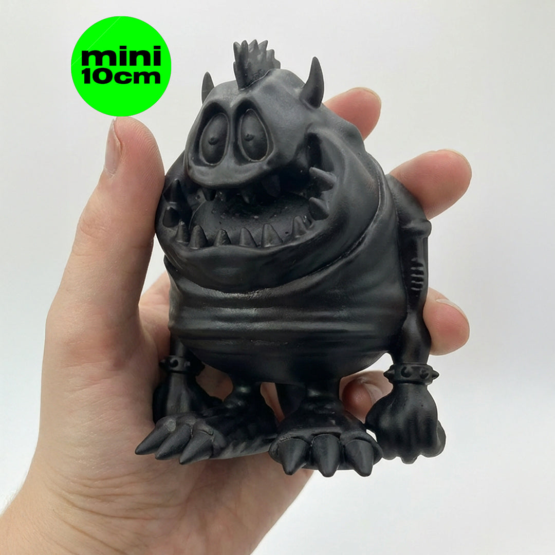 【MINI】ファジモン(BLACK)【10cm】