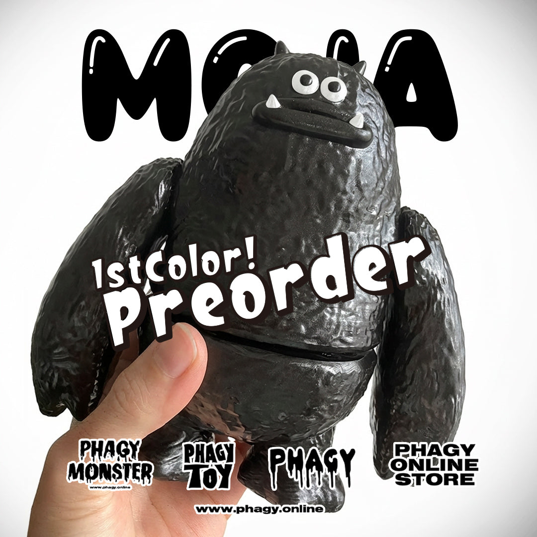 【受注予約】ブラックモジャ【ソフビ】