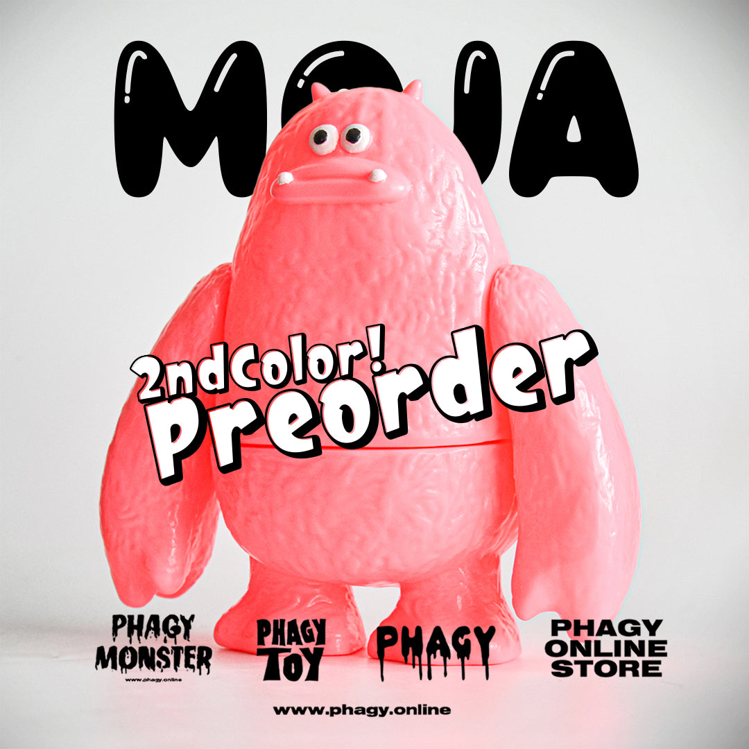 【受注予約】ピンクモジャ【ソフビ】