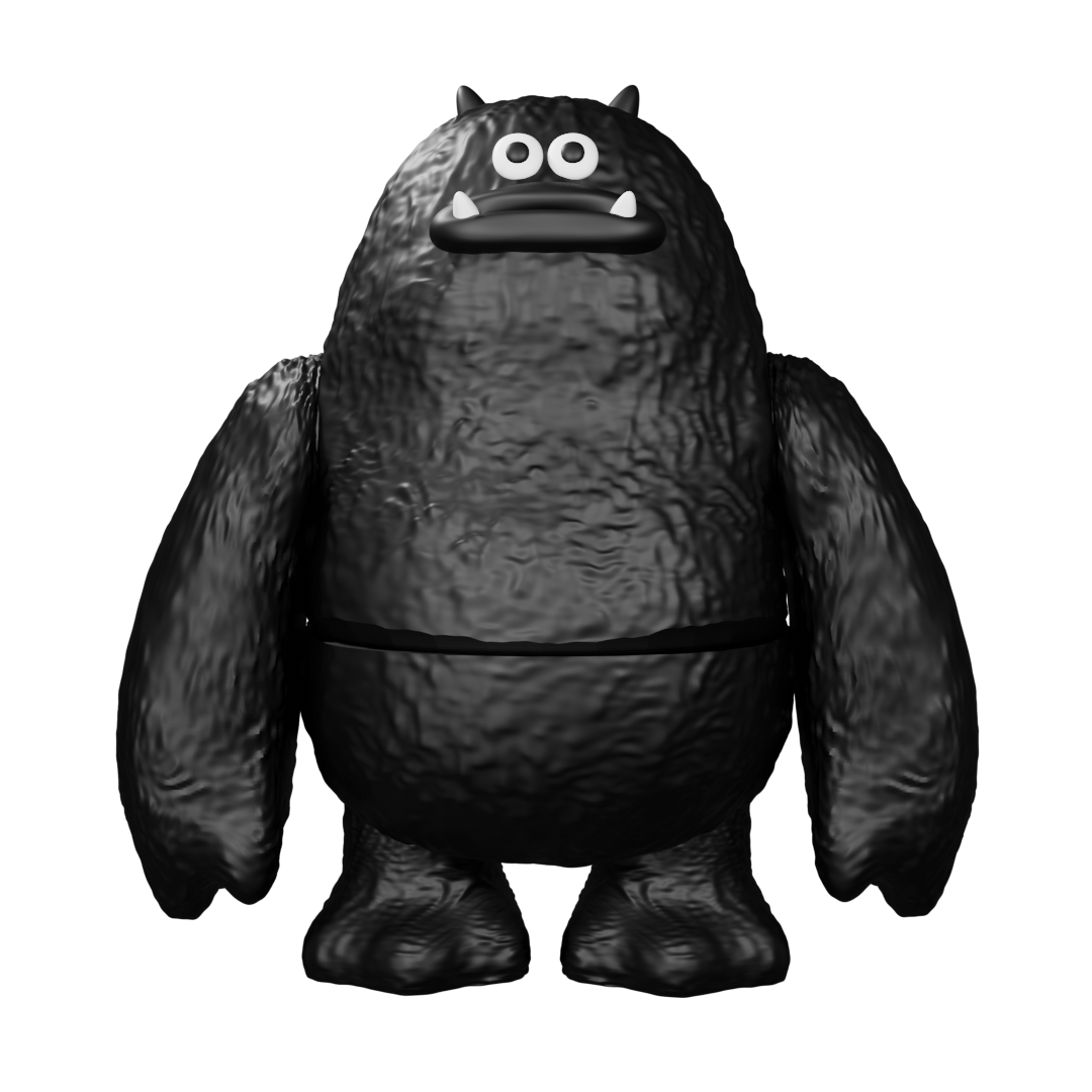 【受注予約】ブラックモジャ【ソフビ】