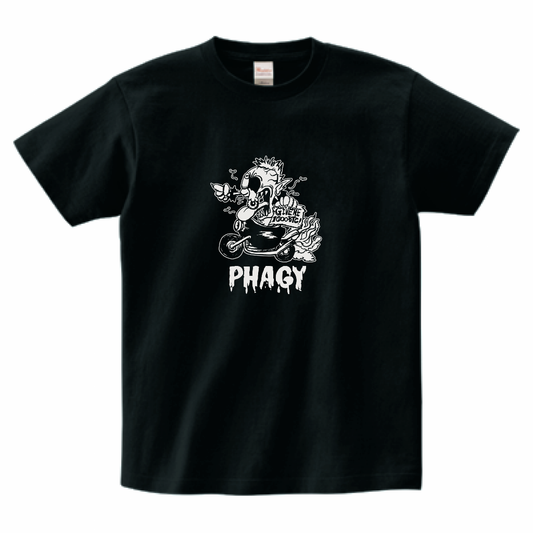 【PHAGY MONSTER】ゾンビくんTシャツ/BLK