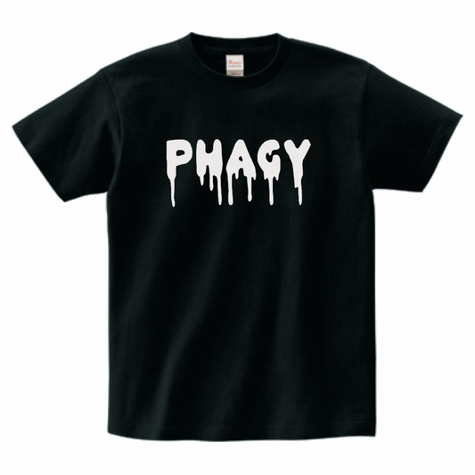 【PHAGY】Logo T-shirt 5.6oz/BLK