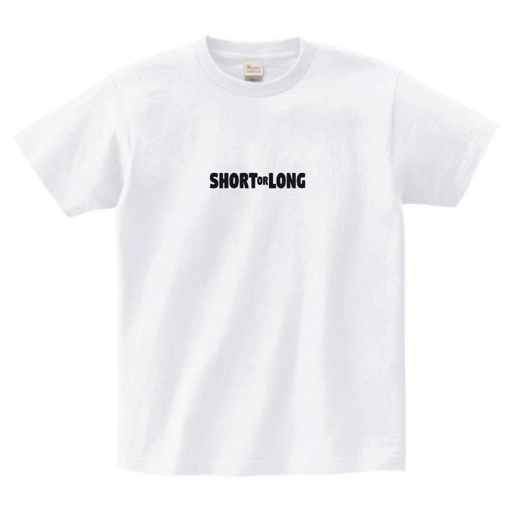 【CRYPTYPO】SHORTorLONG T-Shirt/WHT