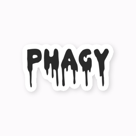 【PHAGY】Logo Sticker 6cm/A