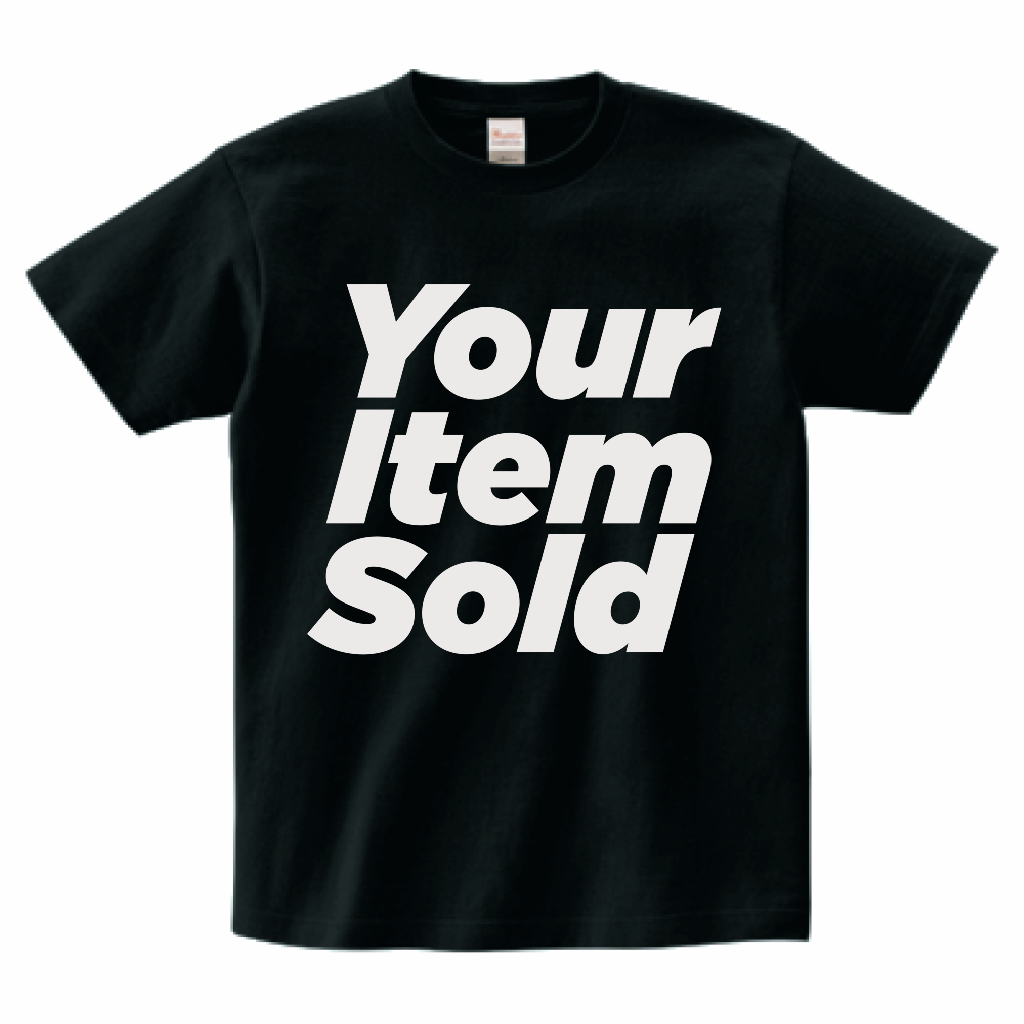 【PHAGY】Sold Out T-Shirt B/BLK
