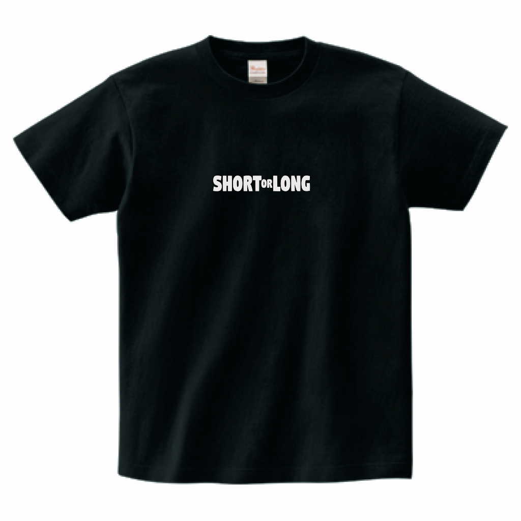 【CRYPTYPO】SHORTorLONG T-Shirt/BLK