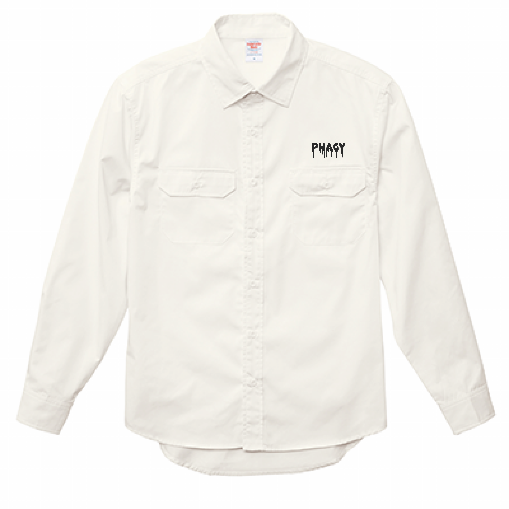 【PHAGY】NFT Work Shirt/White
